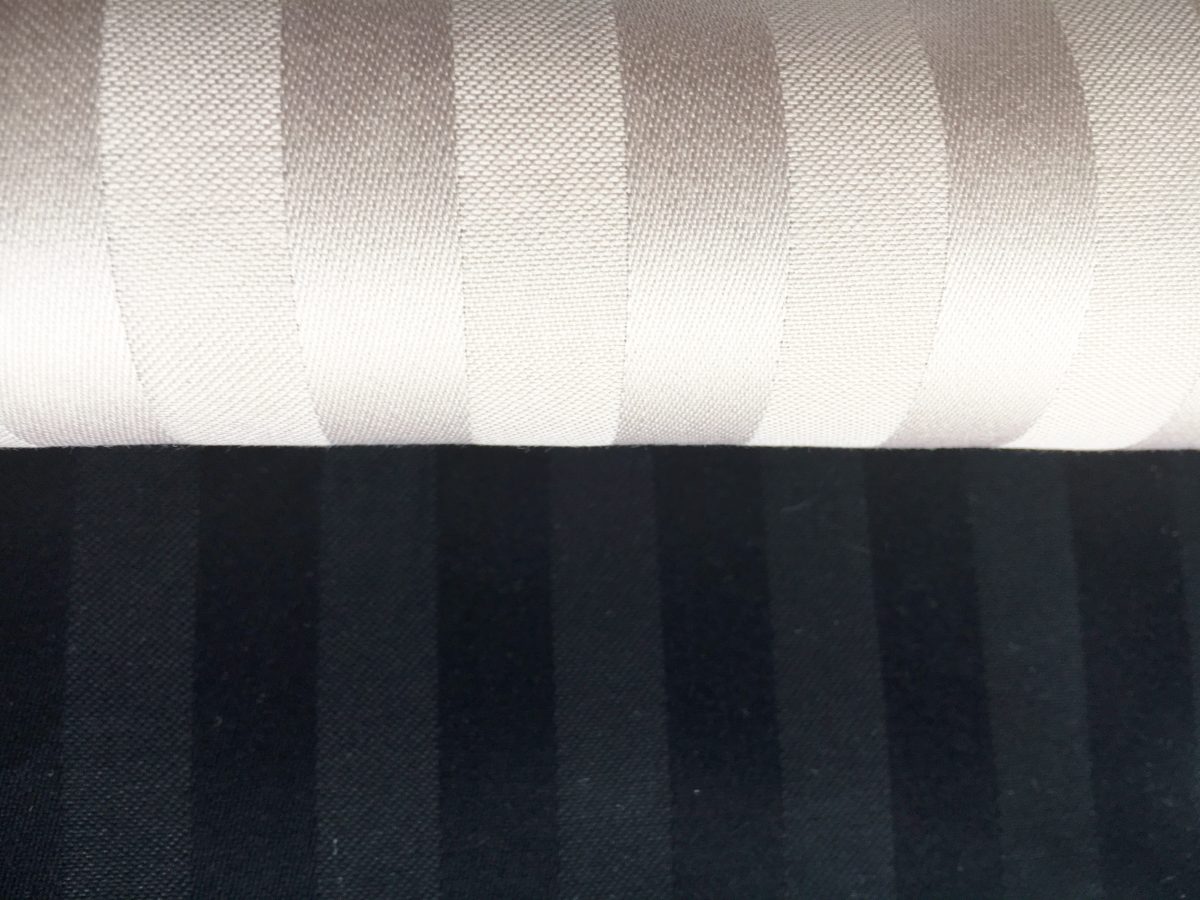 ALLURE-RASO FASCIATO Riga 1cm. Lenzuolo. 100%cot