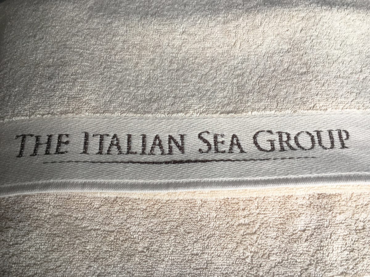 Serviette personalisee ITALIAN SEA GROUP